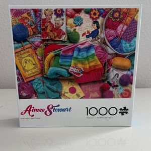 Buffalo Aimee Stewart Vintage Knitting 1000-Piece Puzzle